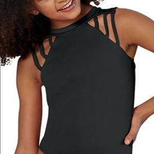 Black womens leotard